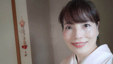 大阪の箕面市で「着付け教室＆ピラティス教室～華～」を主宰する松野明子さん48歳